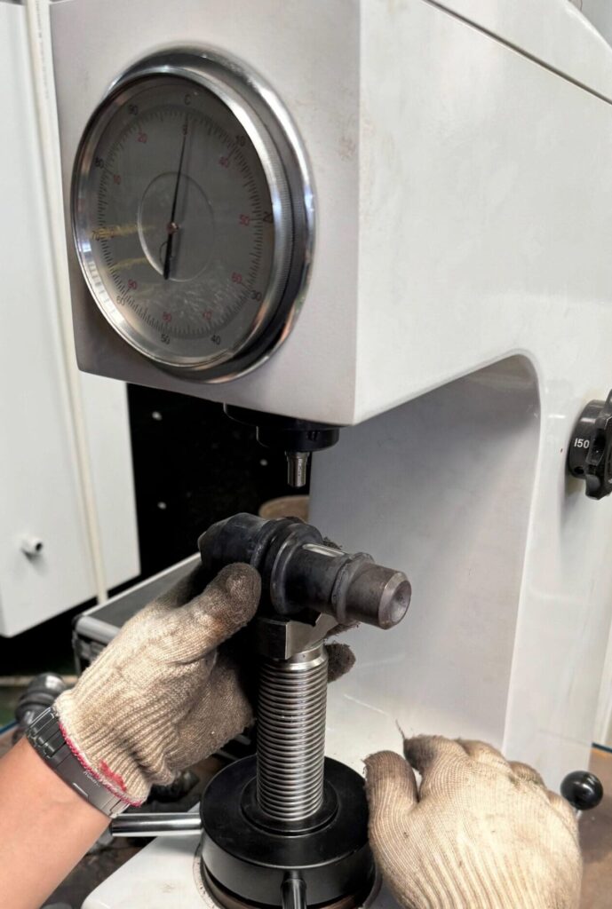 Bullet teeth hardness test
