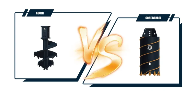 Auger VS Core Barrel Photo