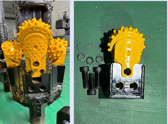 replaceable cutter arm structure