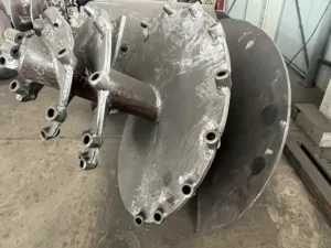 Auger welding production process at Drillnova factory