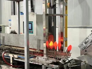 Bullet teeth during CNC machining and heat treatment