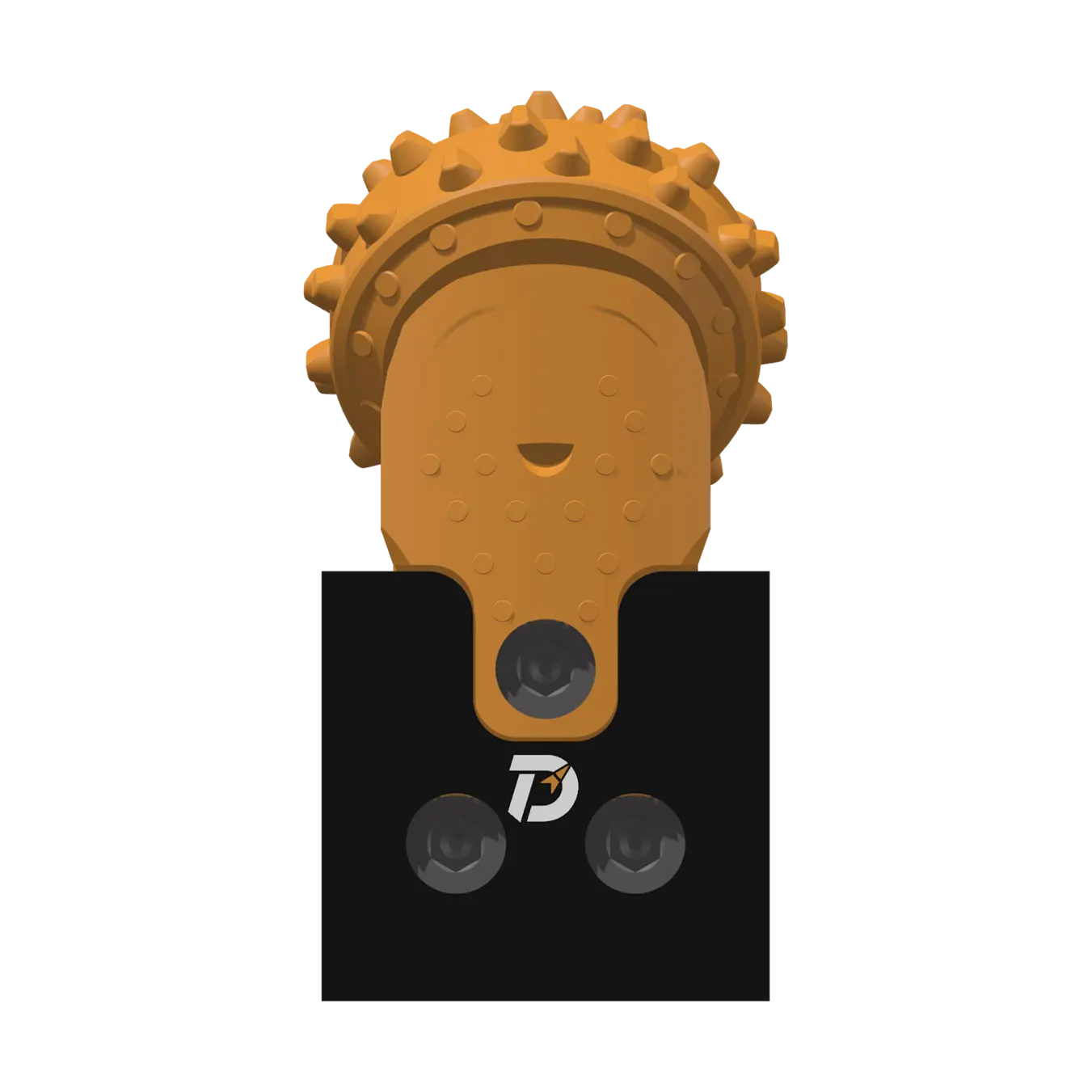 3D rendering of roller bit model MH-3R