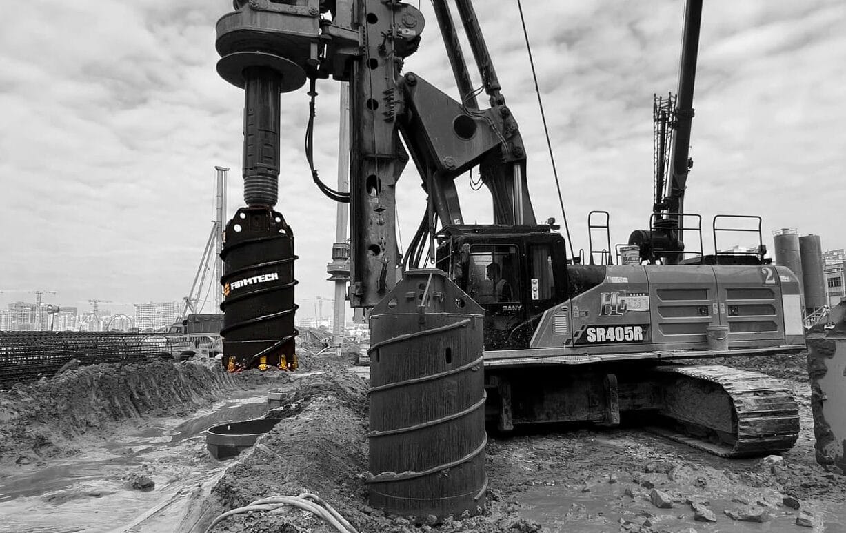 Roller bit for foundation drilling