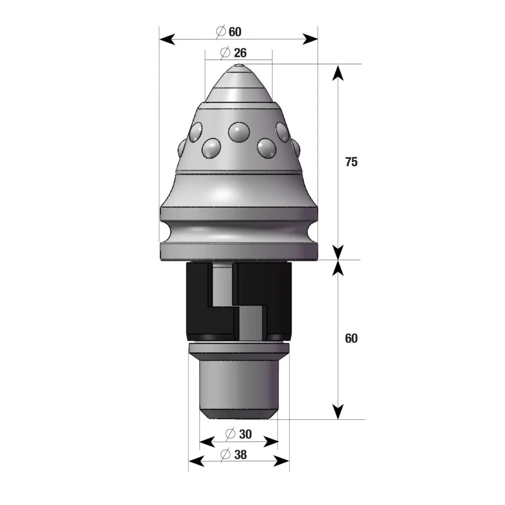 Rotary Drilling Teeth-B47K26D